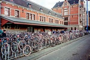 Bikes at Amsterdam Train Station
